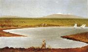 Joseph Nawahi Hilo Bay oil painting reproduction